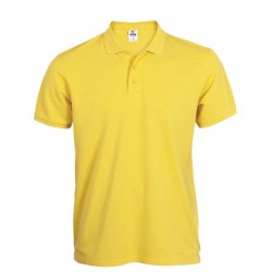 Polo 100%cotton 200g Κιτρινο